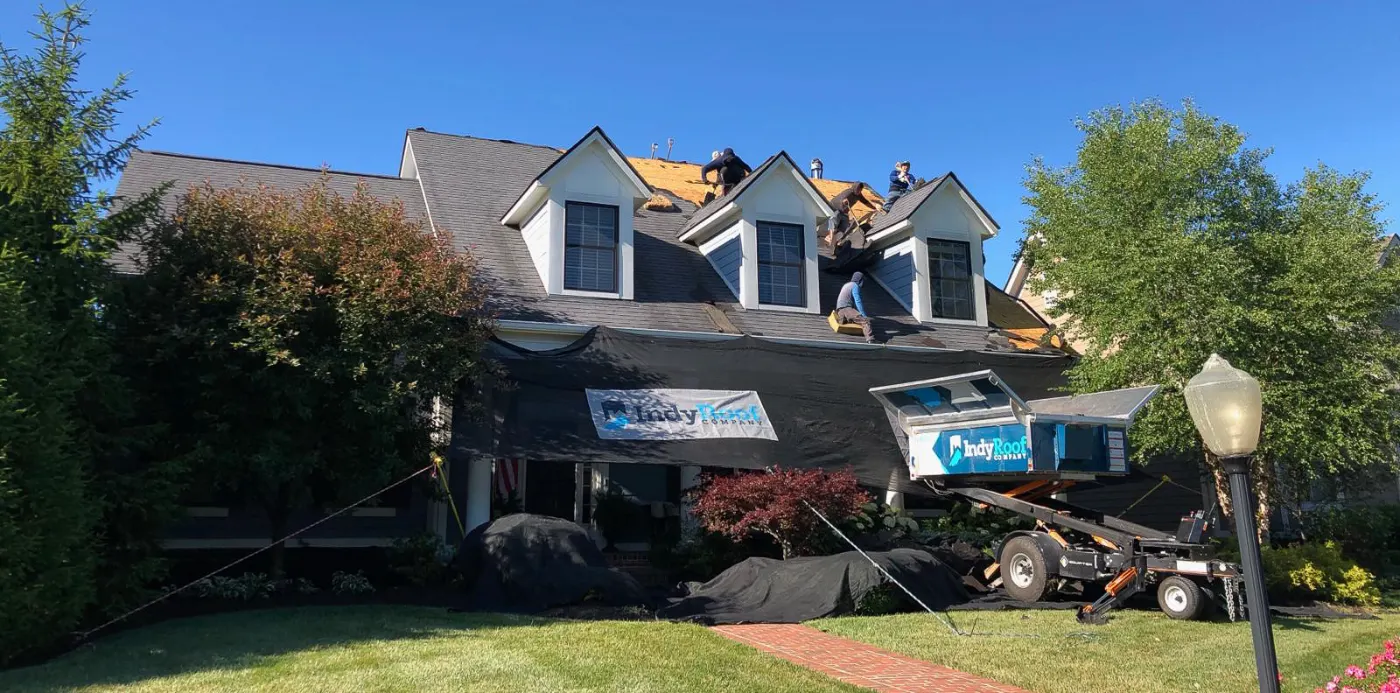Commercial roof inspection documented in West College Corner